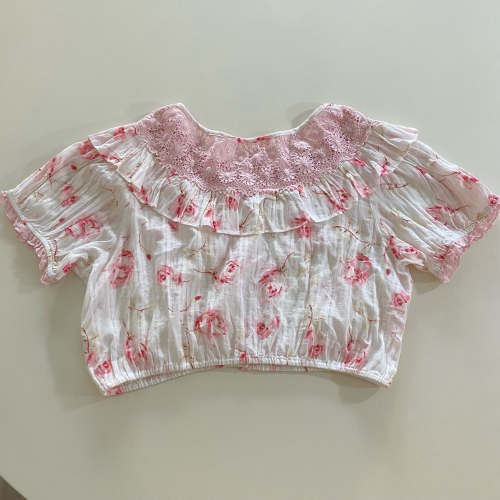 LoveShackFancy Elania Crop Top - Picture 12 of 16